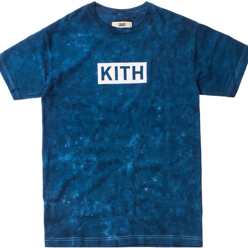 KITH Blue Tie-Dye Box Logo Tee | Size [XS]